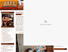 Tablet Screenshot of barebottom.biz